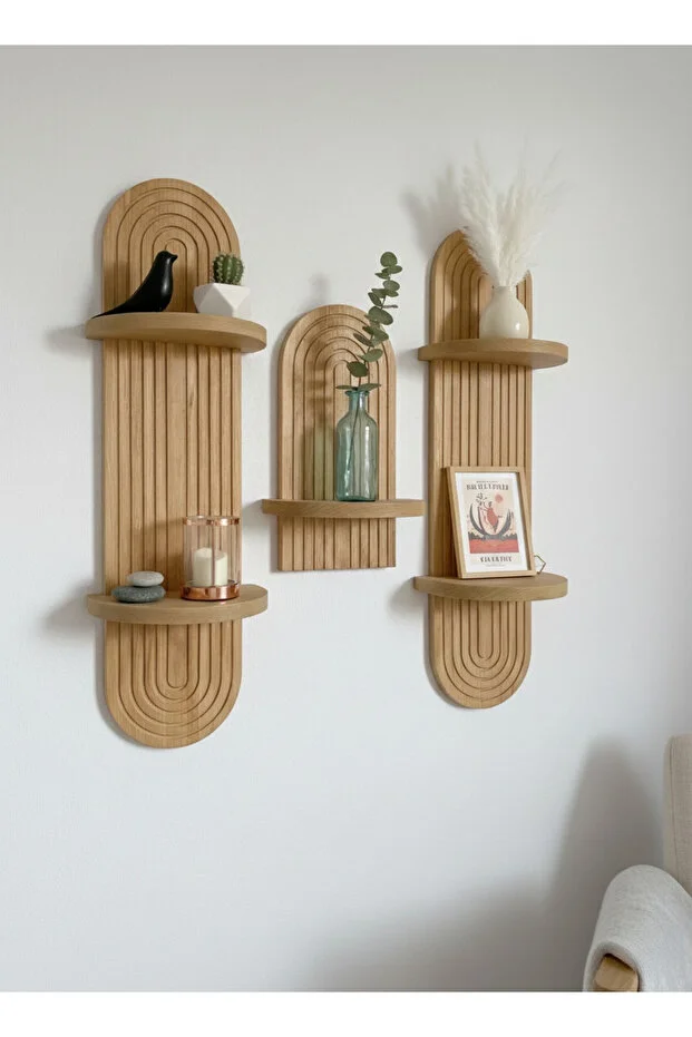 Duvar Rafı 3'lü Set